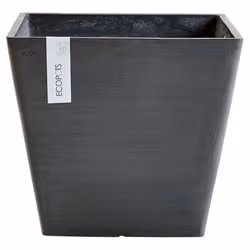 Permapack Ecopots Rotterdam, Pot planter, Freestanding, Grey, V-shaped, Indoor, Monochromatic