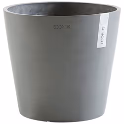 Permapack Ecopots Amsterdam, Pot planter, Freestanding, Grey, Rectangle, Indoor, Monochromatic