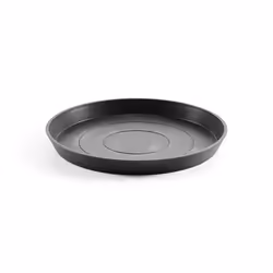 Ecopots Saucer Round, Plant caddy, Plastic, Anthracite, Indoor, Matte, 445 mm
