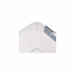Storage Box Handy Plus with lid 6L in TransparentSilver 295 x 195 x 14 cm