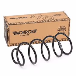 Coil spring; MONROE; Coil spring with constant wire diameter; for CITROËN, PEUGEOT; 5002FV, 5002FW