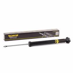 Shock absorber; MONROE; Gas Pressure Twin-Tube Telescopic Shock Absorber Bottom eye, Top pin; for AUDI, VOLKSWAGEN, SKODA, SE ...