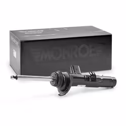 Shock absorber; MONROE; Gas Pressure Electronically adjustable shock strength Suspension Strut Top pin, Bottom Clamp; for BMW ...