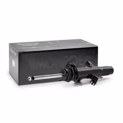 Shock absorber; MONROE; Gas Pressure Electronically adjustable shock strength Suspension Strut Top pin, Bottom Clamp; for BMW ...