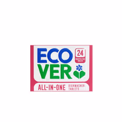 Ecover All-in-One 24 Wrapper Free Dishwasher Tablets