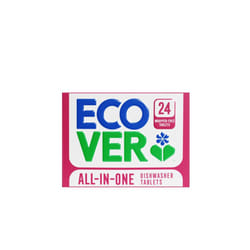 Ecover All-in-One 24 Wrapper Free Dishwasher Tablets