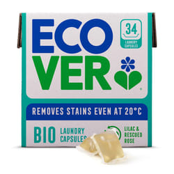 Ecover Bio 34 Laundry Capsules Lilac and Rescued Rose Fragrance