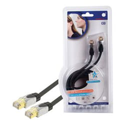 HQ 3m FTP Cat5e networking cable Black