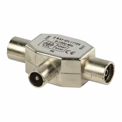 Valueline coax/2x coax, Coax, 2xCoax, Male, Female, 1 pc(s)