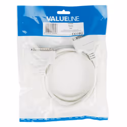Valueline VLCP52100I20 parallel cable Ivory 2 m