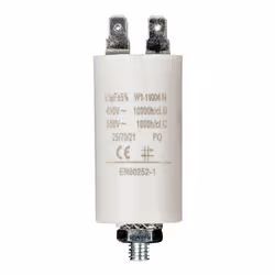 Fixapart W1-11004N, Fixed capacitor, Cylindrical, White, 3500 nF, 5%, 450 V