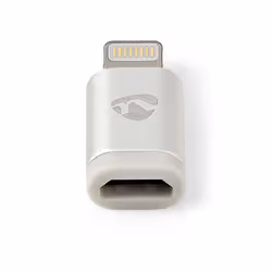 Nedis CCTB39901AL cable gender changer Apple Lightning USB Micro B Female Aluminium - Additional view 3