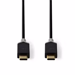 Nedis CCBW64700AT10 USB cable USB 3.2 Gen 2 (3.1 Gen 2) 1 m USB C Anthracite - Additional view 2
