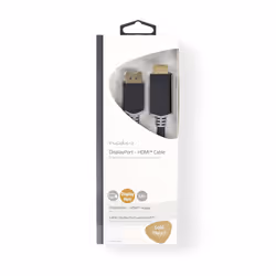 Nedis CCBW37100AT20 video cable adapter 2 m DisplayPort HDMI Anthracite - Additional view 3