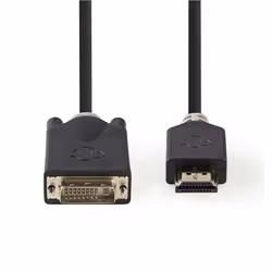 Nedis CCBW34800AT20 video cable adapter 2 m HDMI Type A (Standard) DVI-D Anthracite - Additional view 2