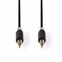 Nedis CABW22000AT100 audio cable 3.5mm Anthracite - Additional view 2