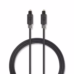 Nedis CABW25000AT10, TOSLINK, TOSLINK, Fiber optic, 1 m, Anthracite