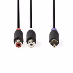Nedis CABW24010AT02 audio cable RCA 2 x RCA Anthracite - Additional view 2