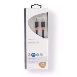 Nedis CABW24170AT20 audio cable 2 m RCA Anthracite - Additional view 2