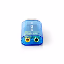 Nedis USCR10051BU audio card 5.1 channels USB