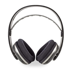 Nedis HPRF210BK headphones/headset Wired & Wireless Head-band TV Black, Silver