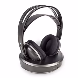 Nedis HPRF210BK headphones/headset Wired & Wireless Head-band TV Black, Silver - Additional view 7