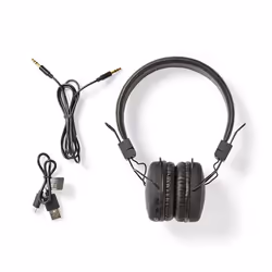 Nedis HPBT1100BK headphones/headset Wireless Head-band Music Micro-USB Bluetooth Black - Additional view 8