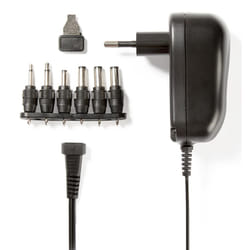 Nedis ACPA001 power adapter/inverter Indoor 12 W Black