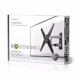 Nedis TVWM5530BK TV mount/stand 106.7 cm (42") Silver, Black - Additional view 6