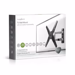 Nedis TVWM5530BK TV mount/stand 106.7 cm (42") Silver, Black - Additional view 7