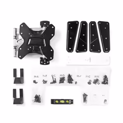 Nedis TVWM5530BK TV mount/stand 106.7 cm (42") Silver, Black - Additional view 8