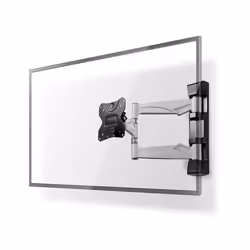 Nedis TVWM5510BK, 66 cm (26"), 106.7 cm (42"), 30 kg, 75 x 75 mm, 400 x 400 mm, Silver, Black