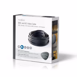 Nedis CCTVCA10BK100 signal cable 10 m Black - Additional view 2