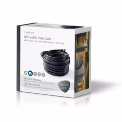 Nedis CCTVCA10BK200 signal cable 20 m Black - Additional view 2