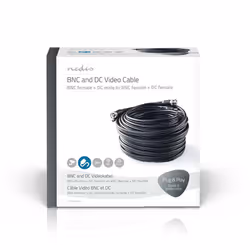 Nedis CCTVCA10BK200 signal cable 20 m Black - Additional view 3