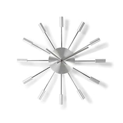 Nedis CLWA004MT34 wall/table clock Silver