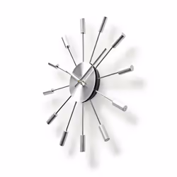 Nedis CLWA004MT34 wall/table clock Silver