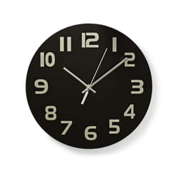 Nedis CLWA006GL30BK wall/table clock Round Black