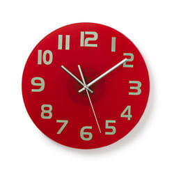 Nedis CLWA006GL30RD wall/table clock Red