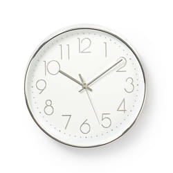 Nedis CLWA015PC30SR wall/table clock Silver