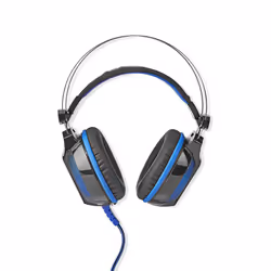 Nedis GHST500BK headphones/headset Wired Head-band Gaming USB Type-A Black, Blue - Additional view 5