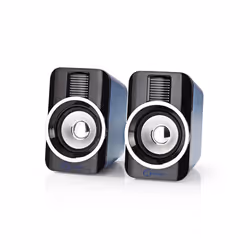 Nedis GSPR20020BK loudspeaker 1-way Blue, Black Wired 10 W
