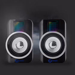 Nedis GSPR20020BK loudspeaker 1-way Blue, Black Wired 10 W