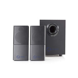 Nedis GSPR10021BK speaker set 11 W Home Black 2.1 channels
