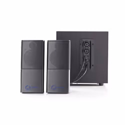 Nedis GSPR10021BK speaker set 11 W Home Black 2.1 channels