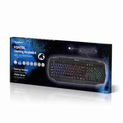 Nedis GKBD100BKUS keyboard Gaming USB QWERTY US International Black