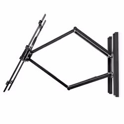 Nedis TVWM6551BK monitor mount / stand 2.03 m (80") Wall Black - Additional view 2
