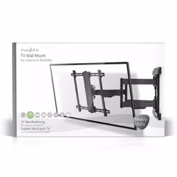 Nedis TVWM6551BK monitor mount / stand 2.03 m (80") Wall Black - Additional view 5