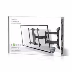Nedis TVWM6551BK monitor mount / stand 2.03 m (80") Wall Black - Additional view 6
