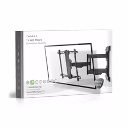 Nedis TVWM6551BK monitor mount / stand 2.03 m (80") Wall Black - Additional view 7